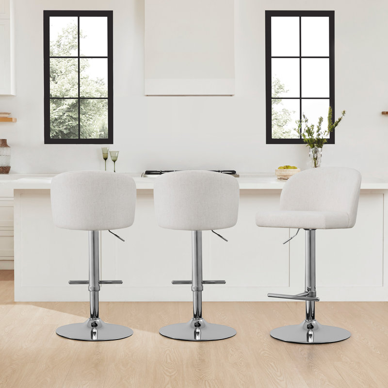 Keily Swivel Adjustable Height Bar Stool