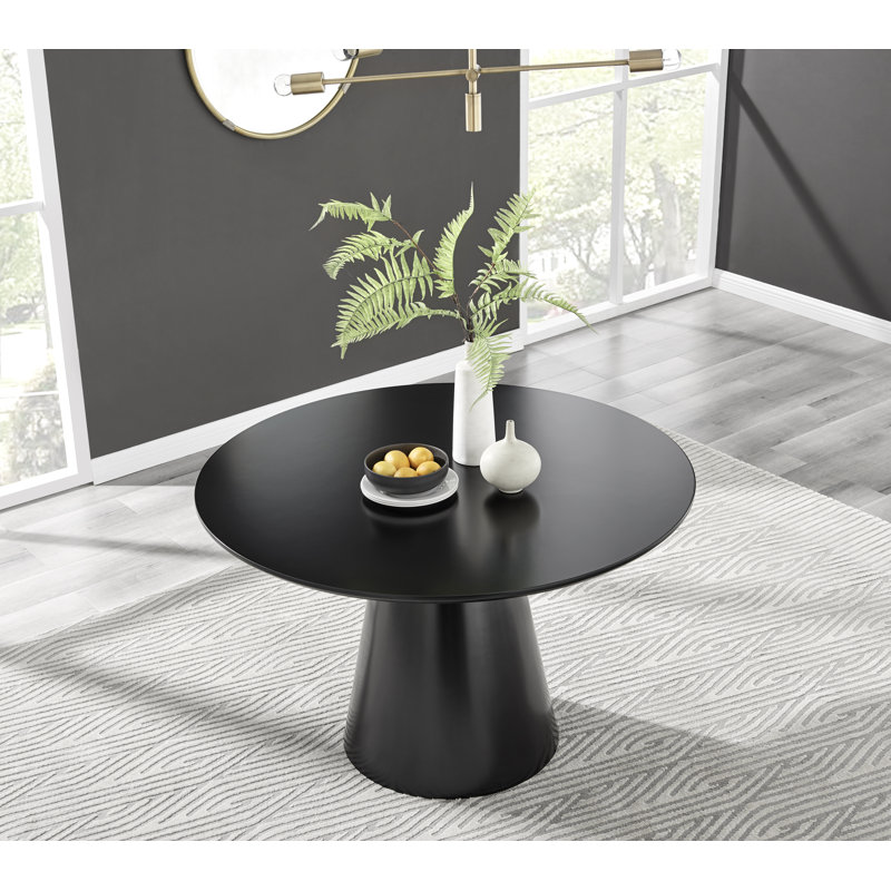 Tierra Statement Pedestal Round Dining Table - Luxury Modern Design Top only, no legs
