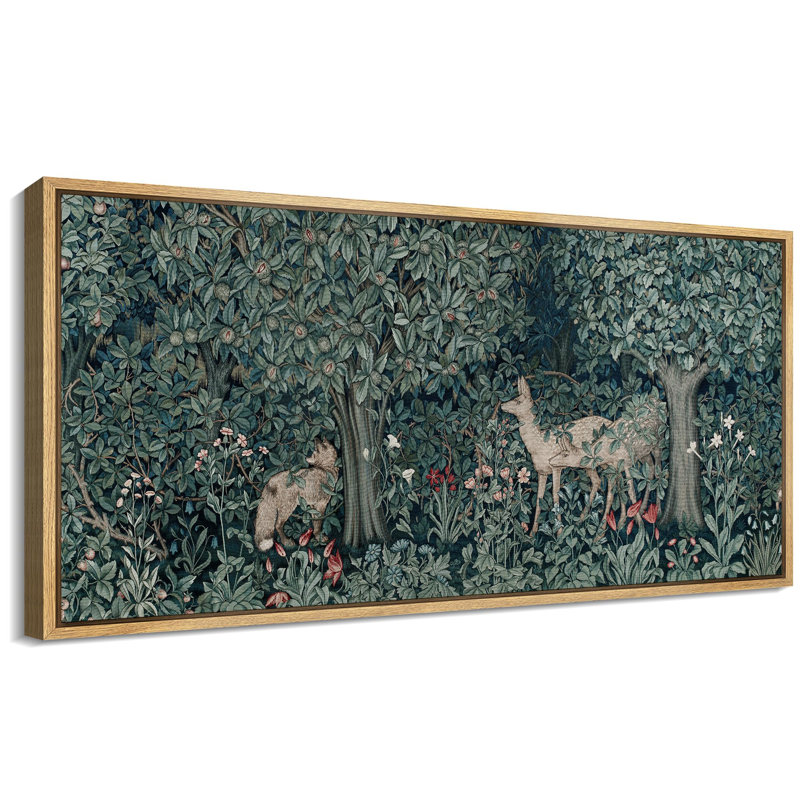 " Classic Woodland Deer Inest Modern Art Relax/Calm WarmExtra Large Wall Decor Office " by Classic Woodland Deer Inest Modern