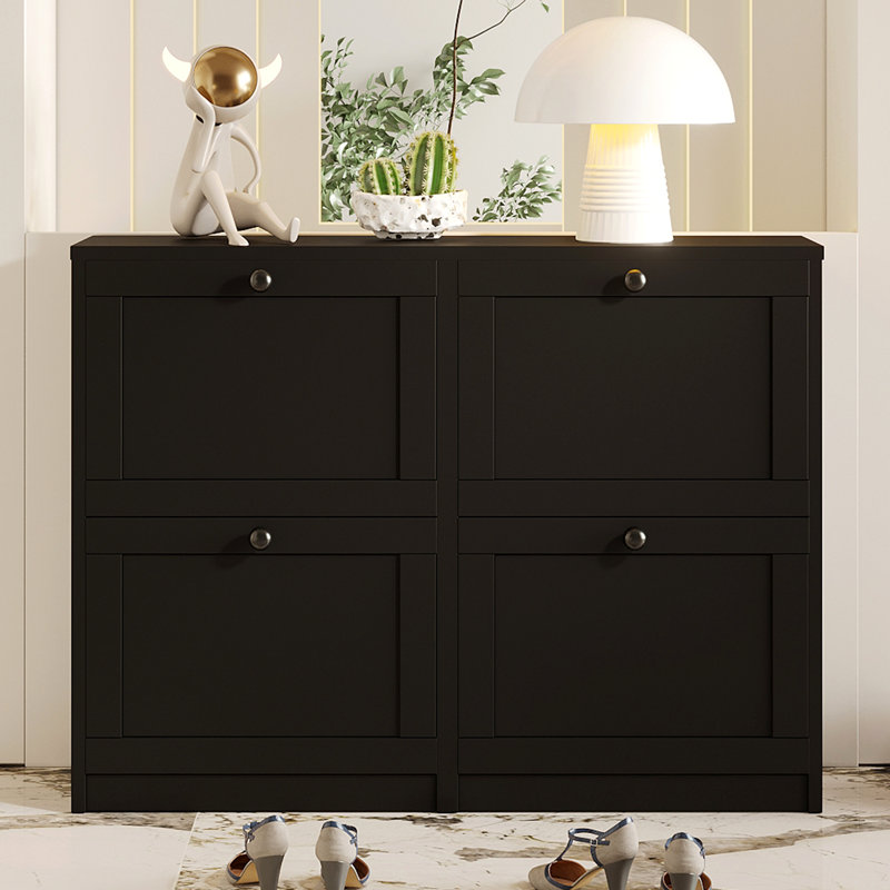 josy 16 pair shoe storage cabinet