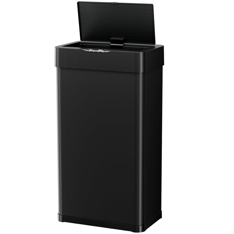 motion sensor stainless steel trash can, automatic garbage bin