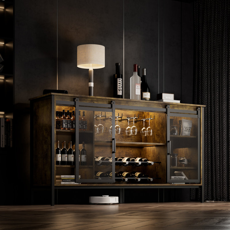 Organize Your Spirits in Style: 55.1" Contemporary Wine Cooler by Mayara Fashion Home