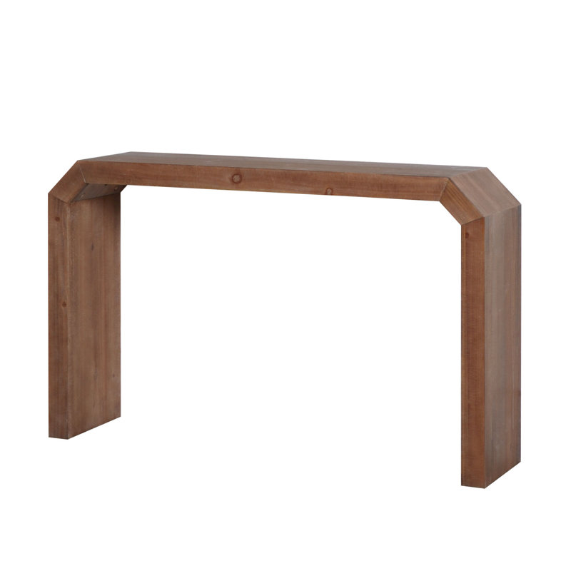 wood 52'' console table