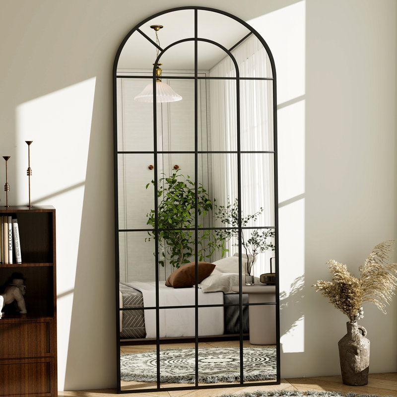 Casiana Window Pane Full Length Mirror Wall Mirror