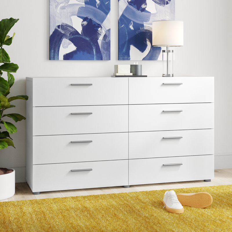 (Incomplete)Gianna 8 Drawer 55.12\" W Double Dresser