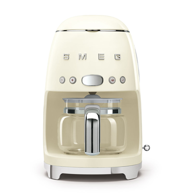 SMEG 50's Retro Style 10-Cup Drip Coffee Machine with Filter DCF02CRUS