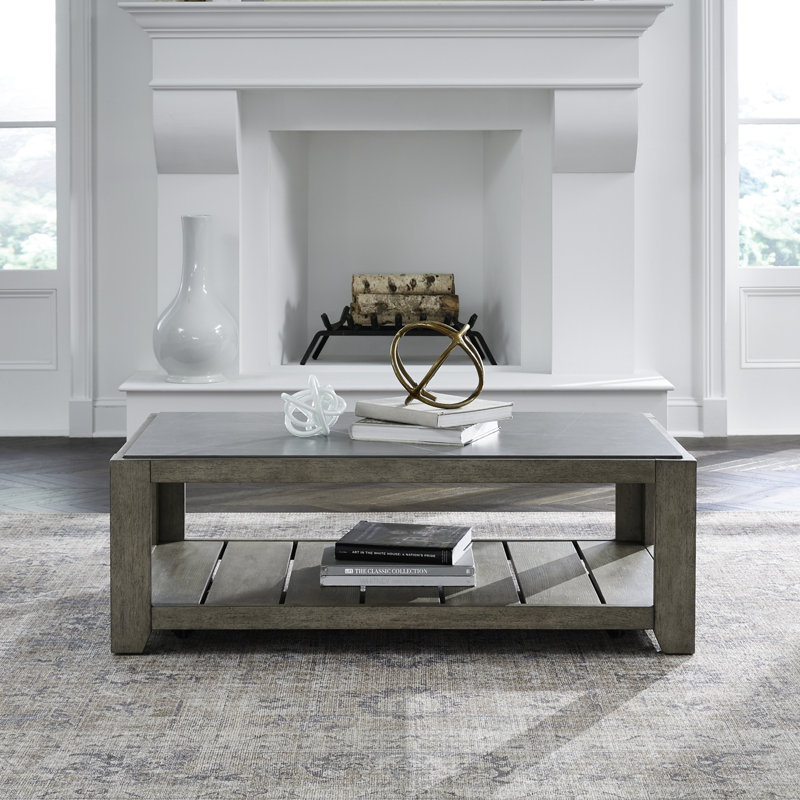 (missing hardware) Shimeck Cocktail Table w/ Casters