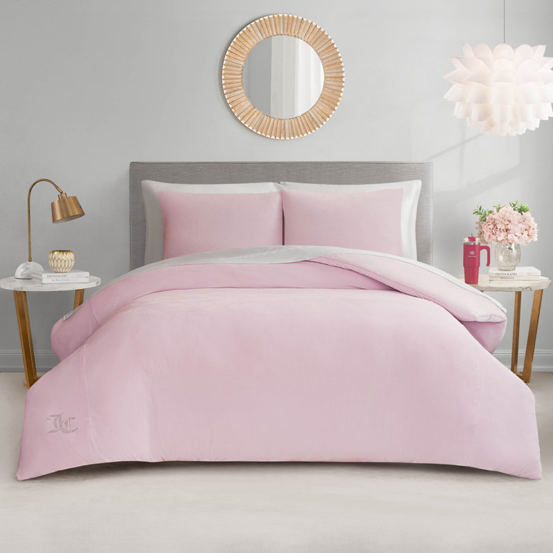 Juicy Couture Solid Velour Comforter Sets