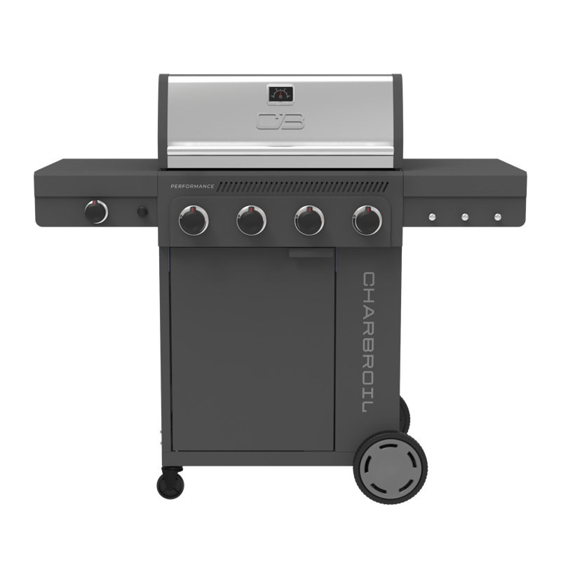 Charbroil Performance Series 4-Burner Gas Grill Cabinet with Side Burner