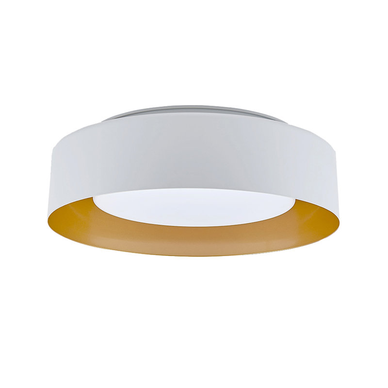 15 Inch 3 Light Makenleigh Glass Flush Mount