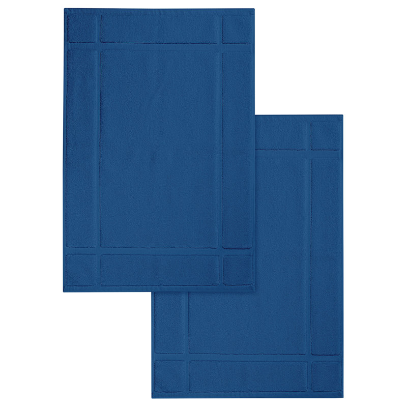 Bath Mat - for Bathroom Floor - Highly Absorbent - Machine Washable (Set of 2)