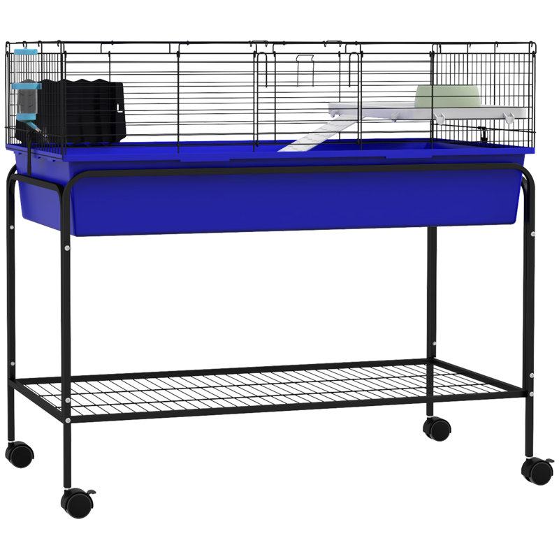 39" Small Animal Cage Guinea Pig, Hedgehog, Ferret Pet Habitat, Red