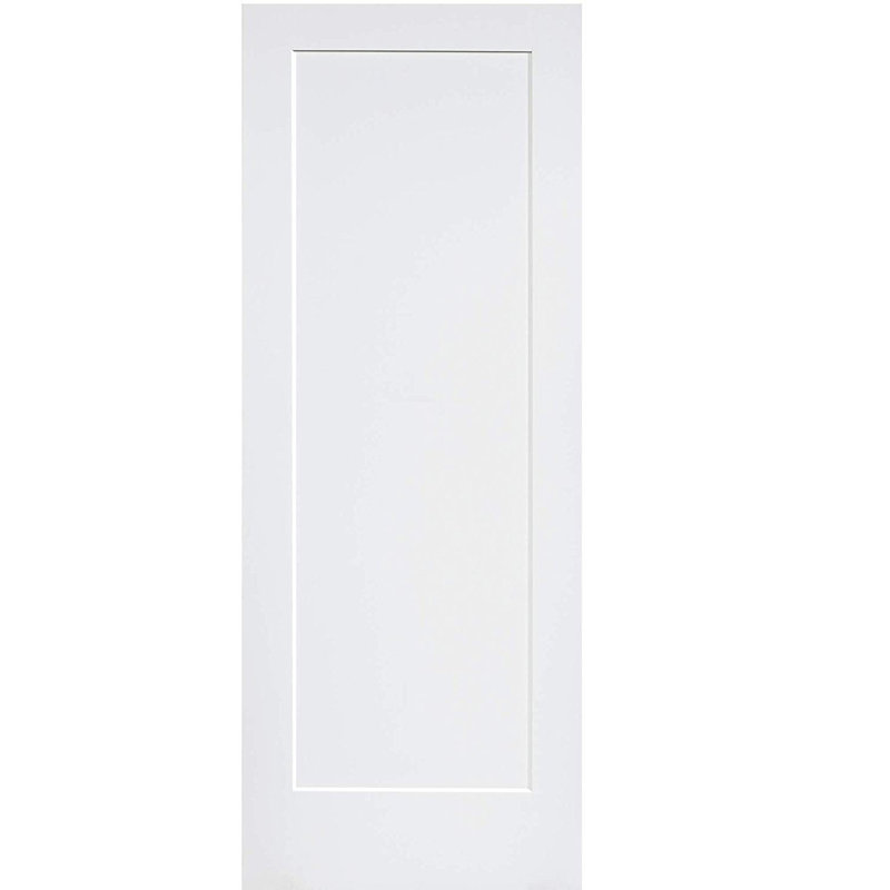 80 inch shaker 1 panel solid core primed interior door slab
