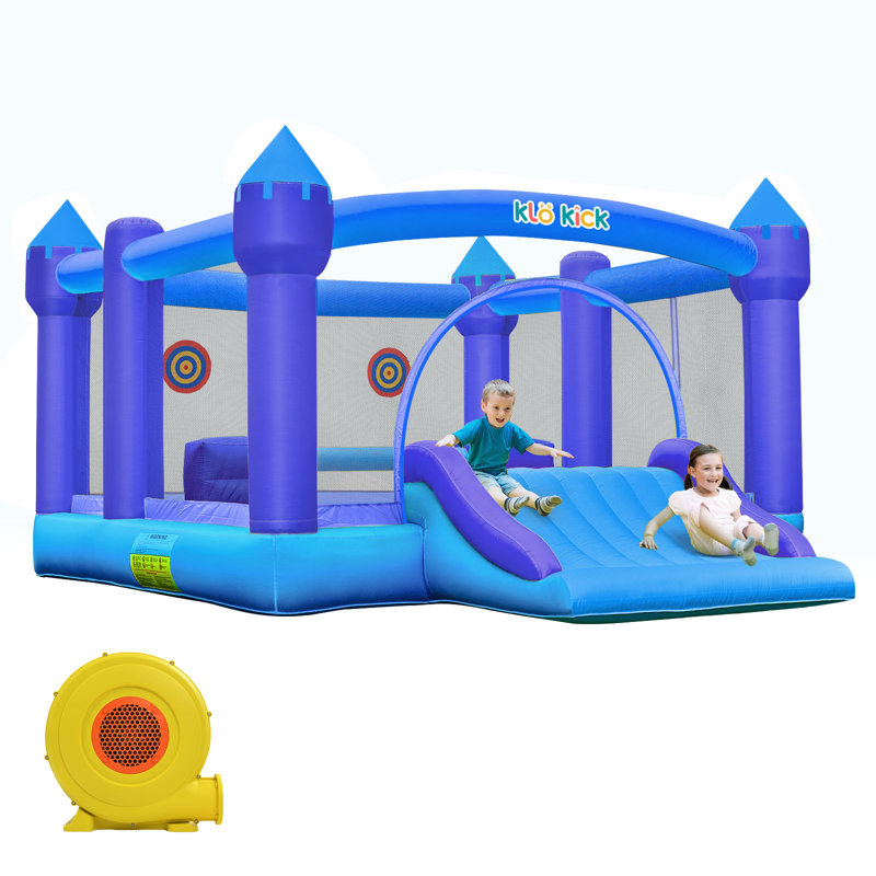 15.3' X 12' Bounce House ith Slide and Air Blower