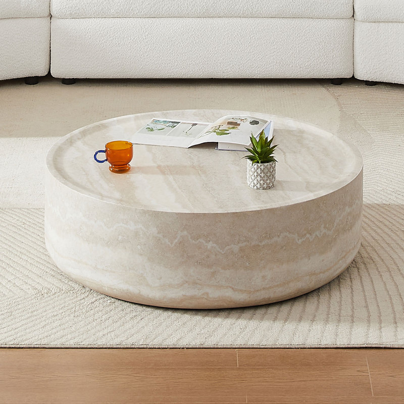 round modern coffee table