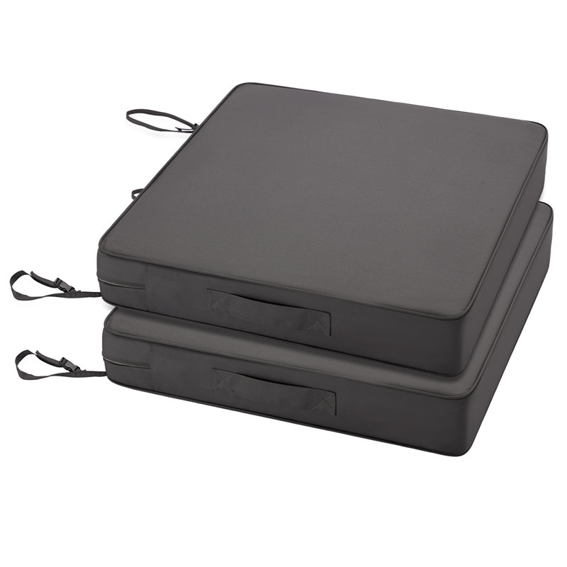 2 - Piece Outdoor Chair Seat Cushion (Set of 2)