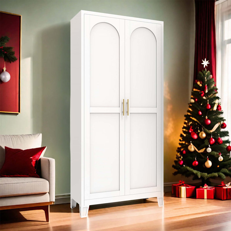 Versatile Storage Cabinet with Doors and Adjustable Shelves, Ideal for Organizing Bedroom, Living Room, and Kitchen Essentials
SIMILAR