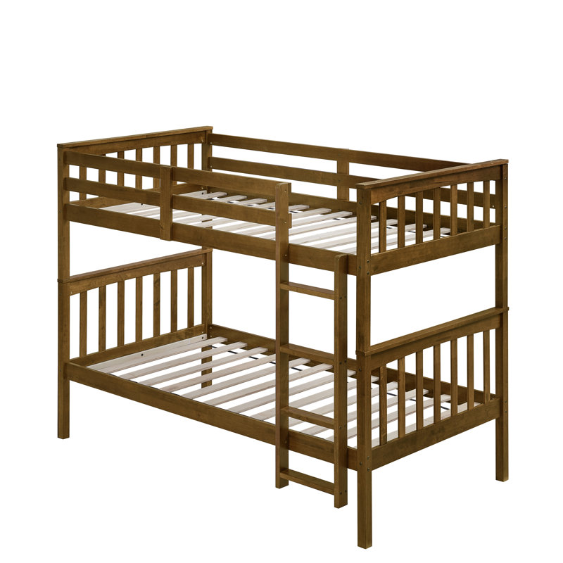 Javonne Kids Twin Over Twin Bunk Bed
