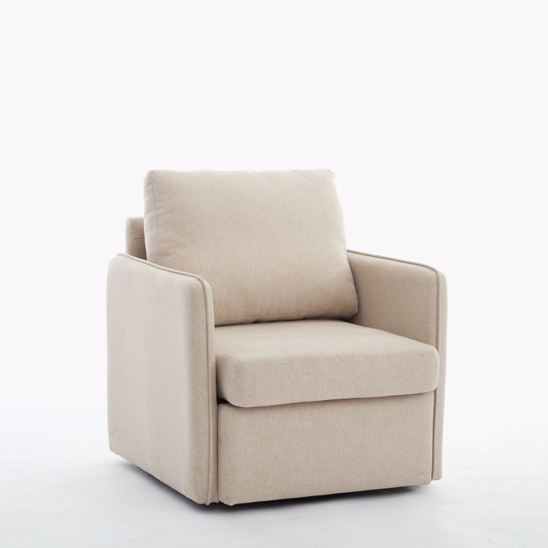 Upholstered Swivel Armchair