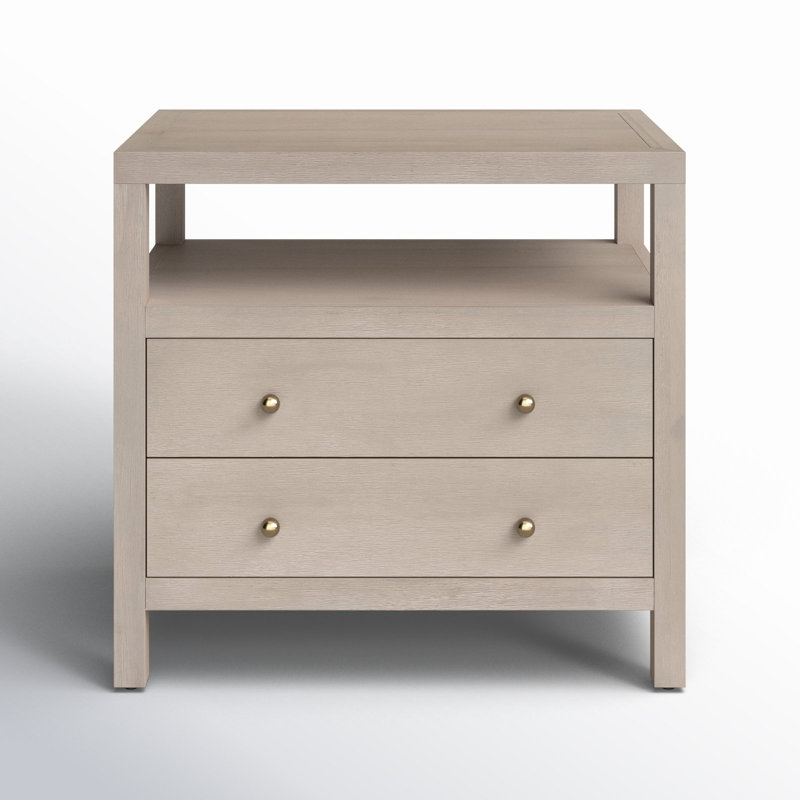 celine 28" 2-drawer nightstand