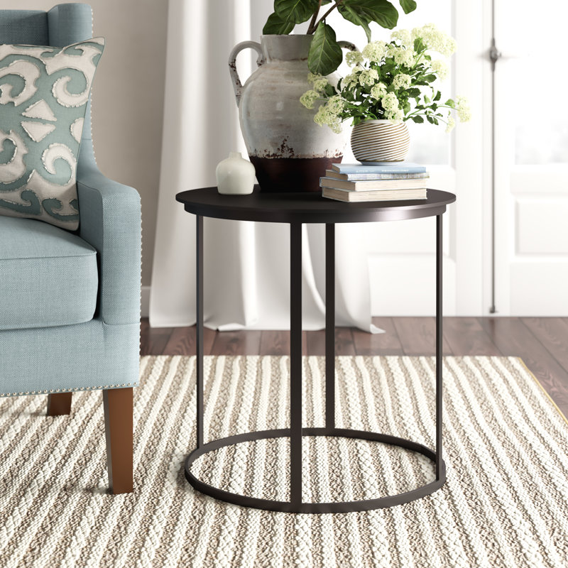 Arhaam Iron Top End Table