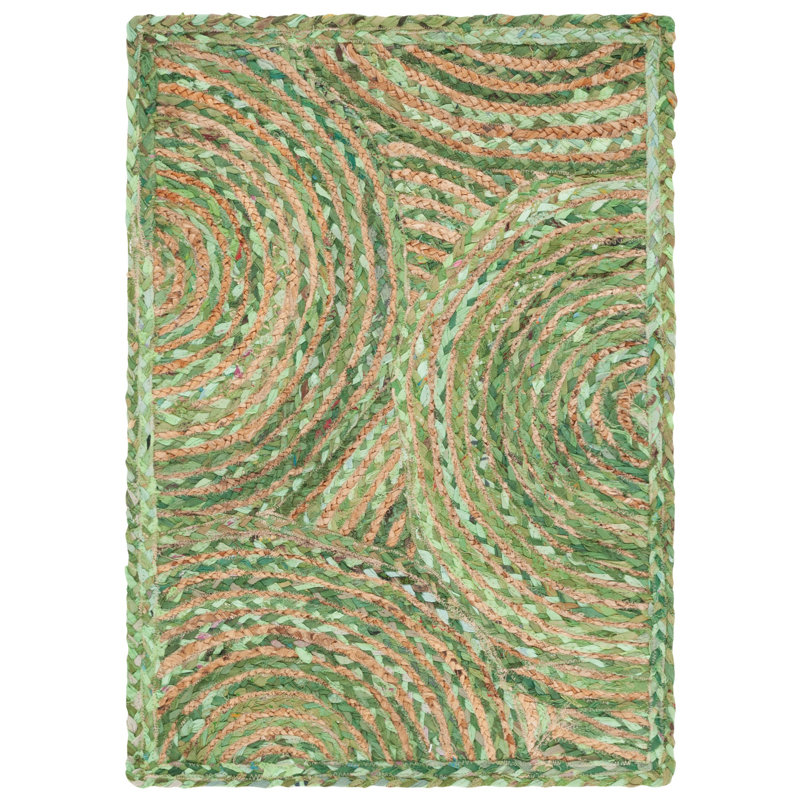 Cape Cod Hand Woven Jute, Cotton Rug