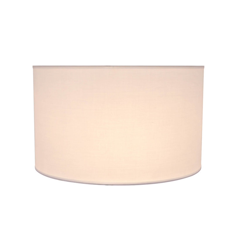 10'' H Tetoron Cotton Fabric Drum Lamp Shade