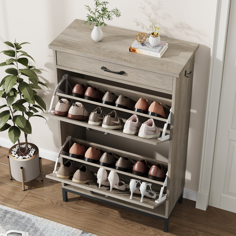similar Ezra 22.4'' W Adjustable Shelf Shoe Storage Cabinet