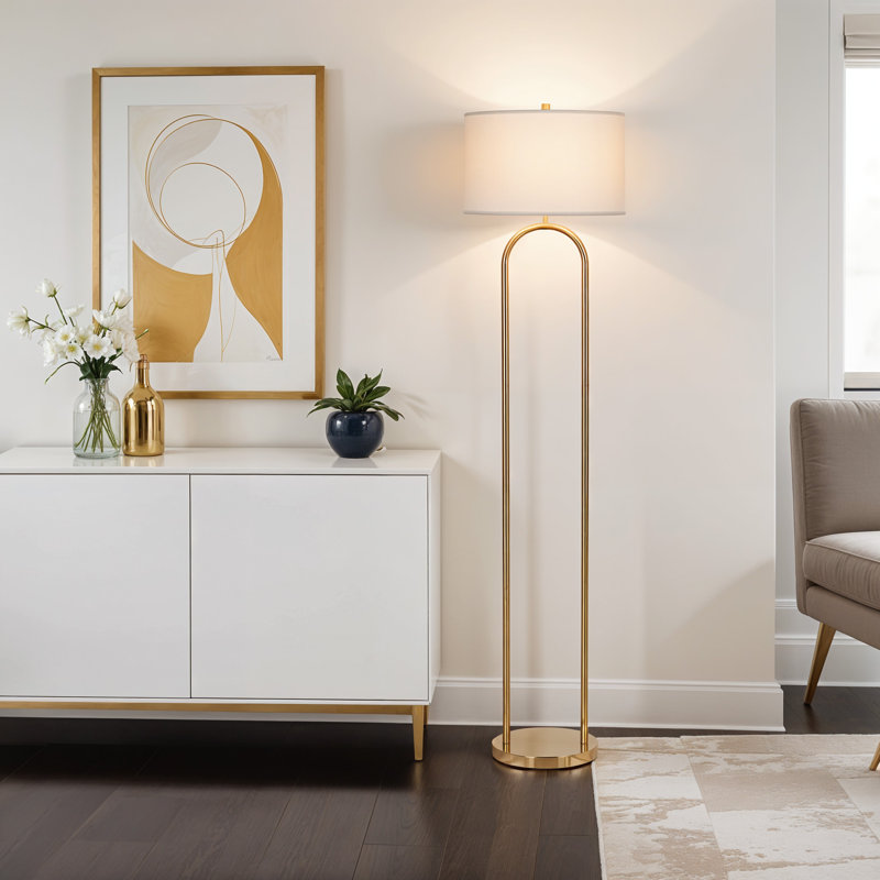 Isla Floor Lamp - Brushed Gold