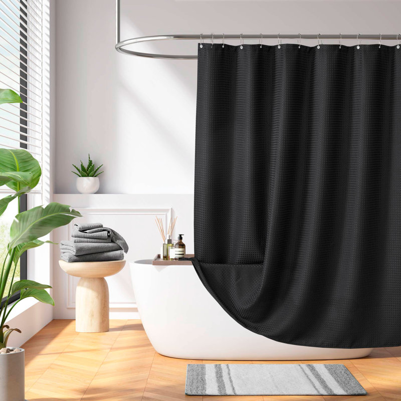 Arbor Waffle Shower Curtain