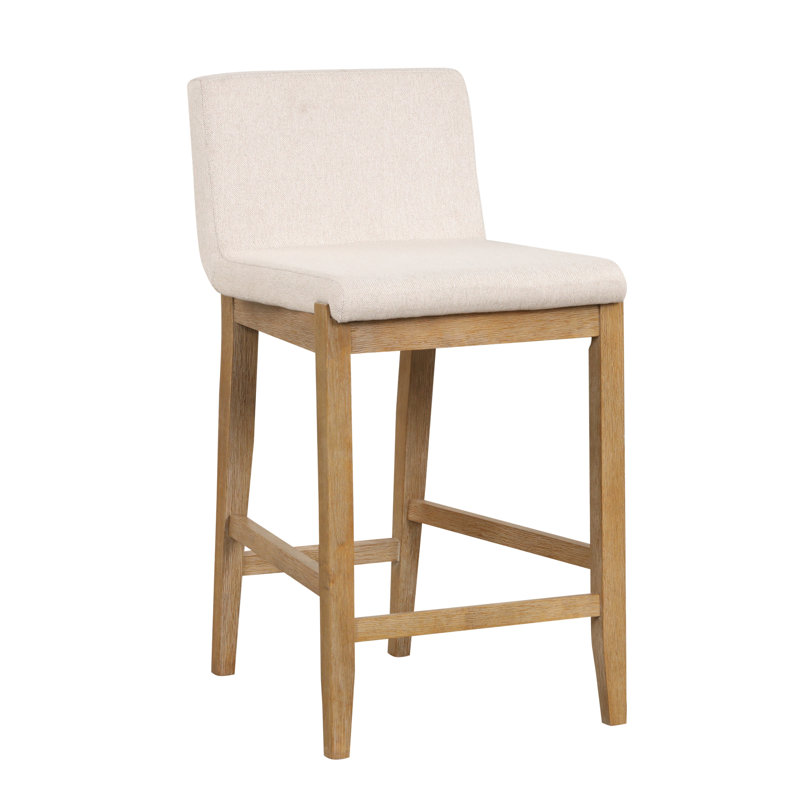 Upholstered Wooden Stool