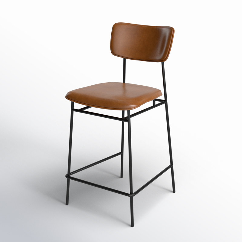 Turin Leather Bar & Counter Stool