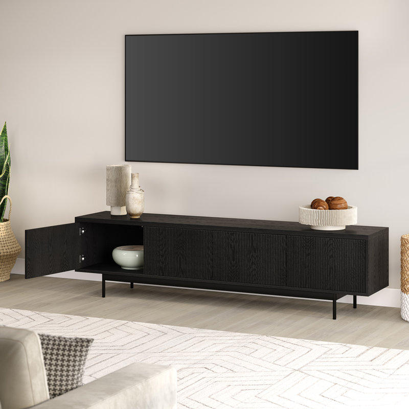 whitman rectangular fluted tv stand